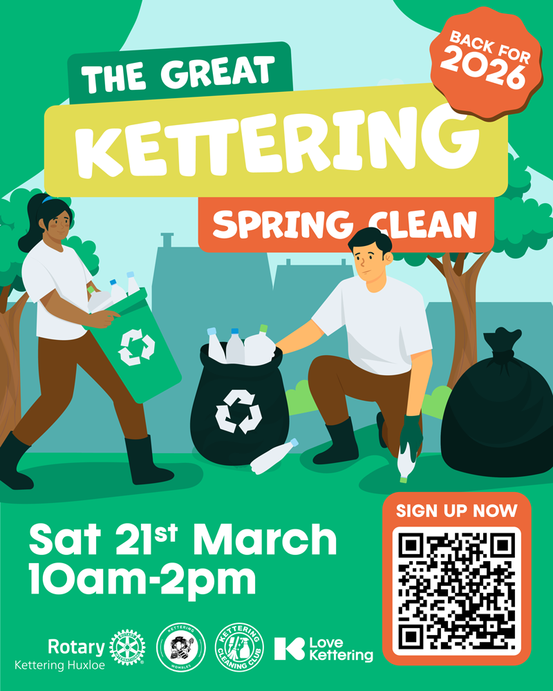 The Great Kettering Spring Clean 2026 poster