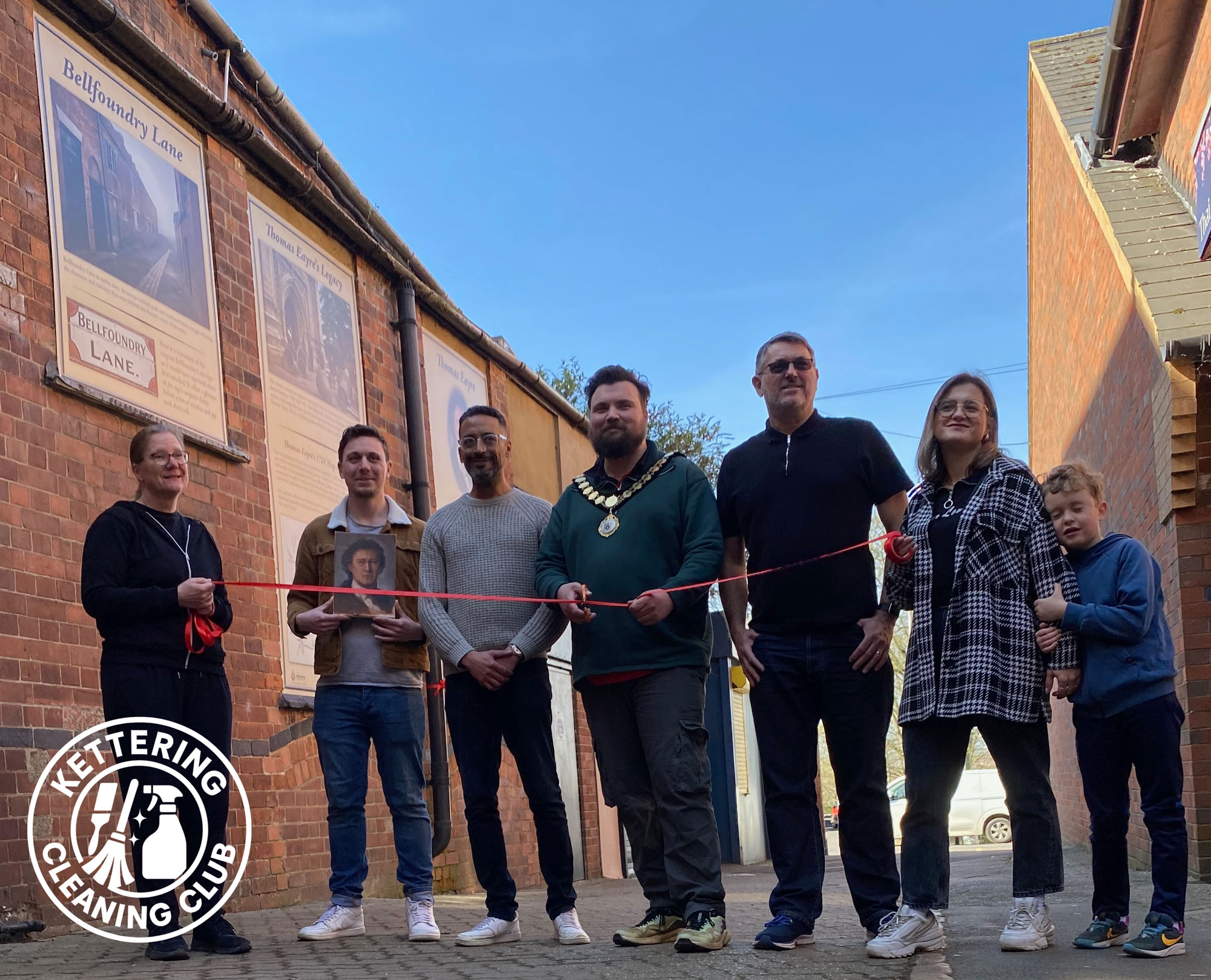 Launch of the Bellfoundry Lane installation